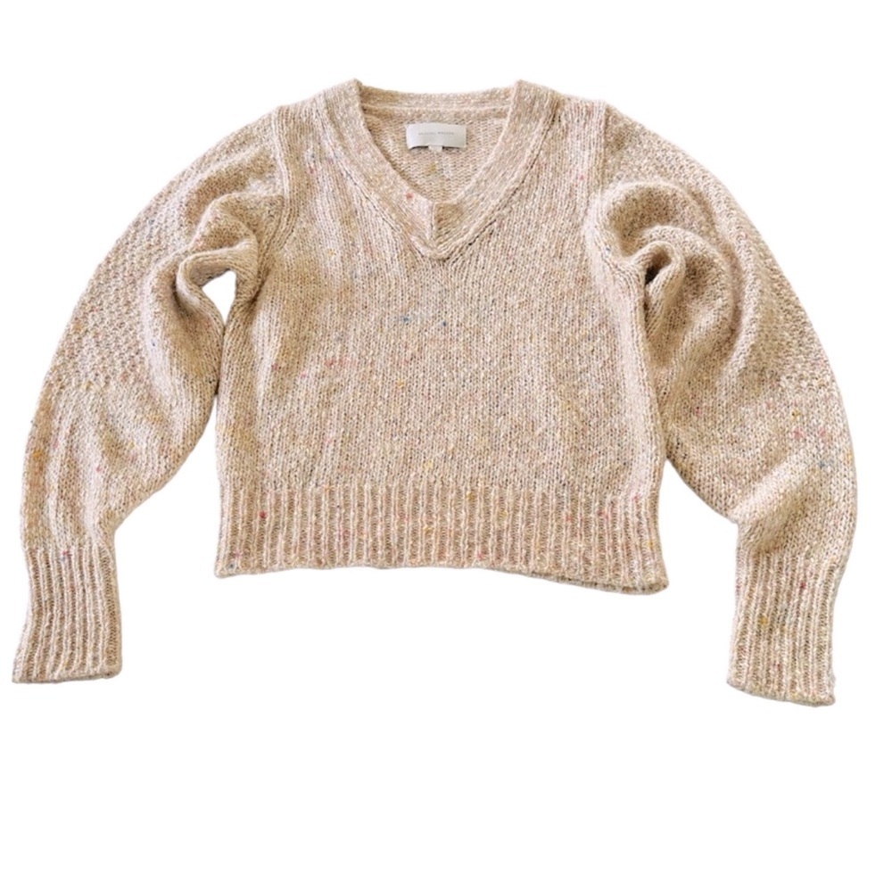BROCHU WALKER ANDRAIN ALPACA WOOL SAFFRON
MULTI COLOR SWEATER SIZE XS - Picture 8 of 15